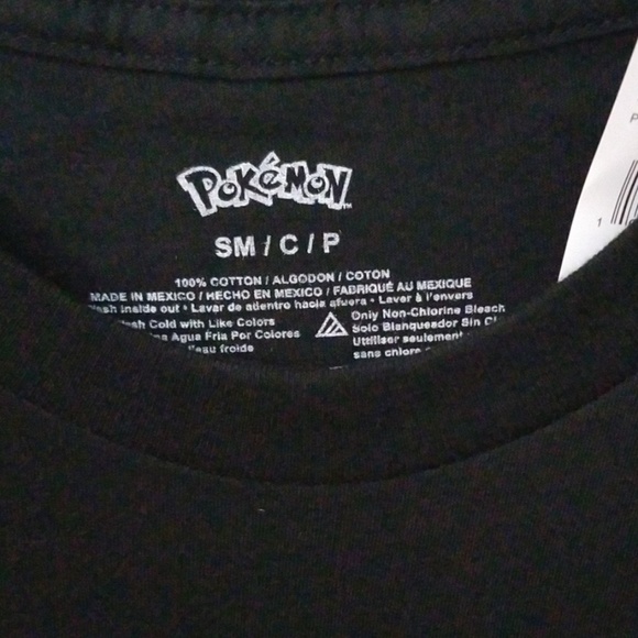 Pokemon Pikachu Cotton Graphic Tee Size Small Black Pokemania - Picture 4 of 4